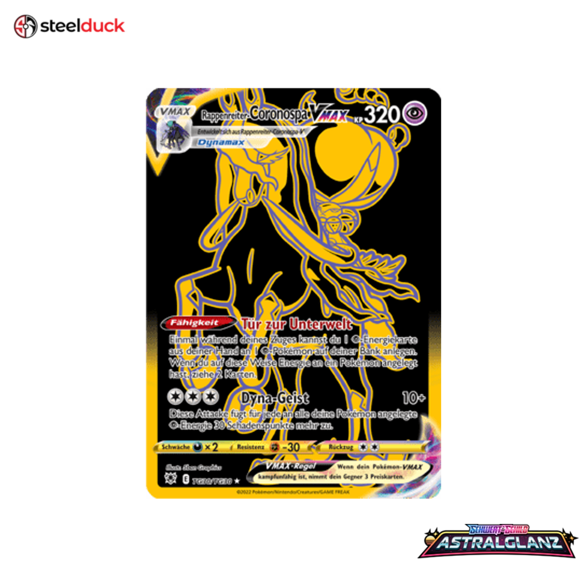 Rappenreiter-Coronospa VMAX (TG30/TG30) Astralglanz - Secret Rare