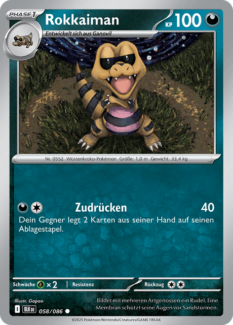 Schwarze Blitze Nr. 58