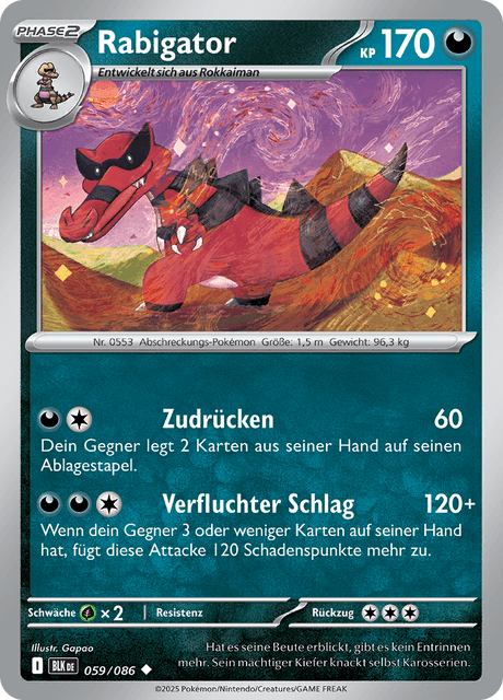 Schwarze Blitze Nr. 59