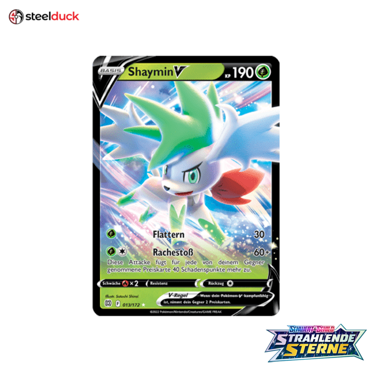Shaymin V (013/172) Strahlende Sterne - Holo Rare V