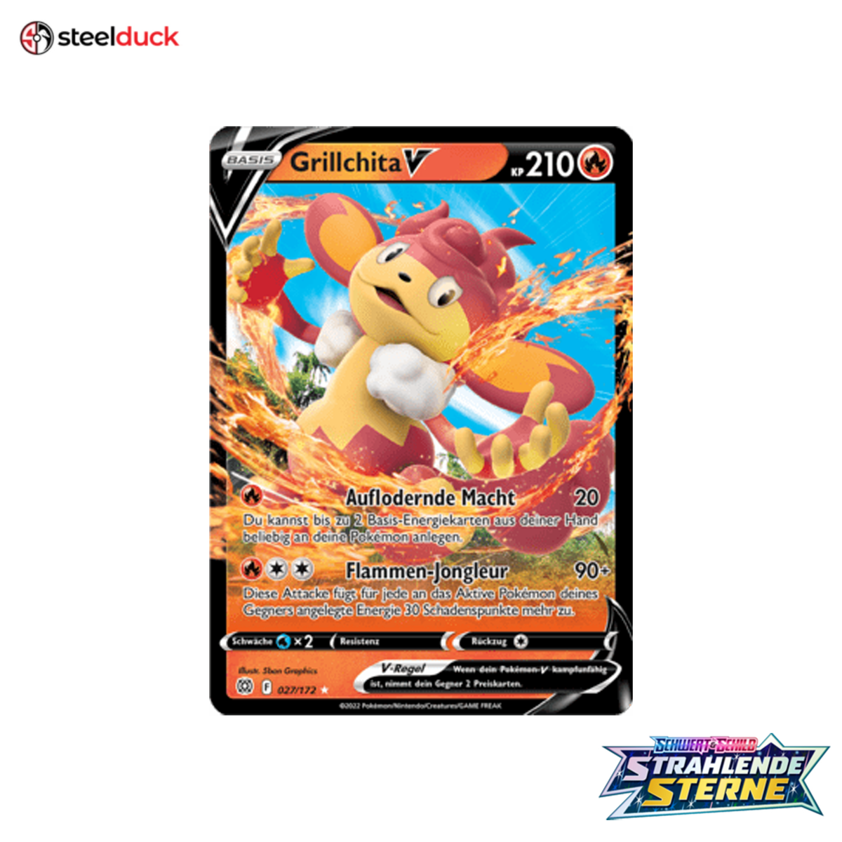 Grillchita V (027/172) Strahlende Sterne - Holo Rare V