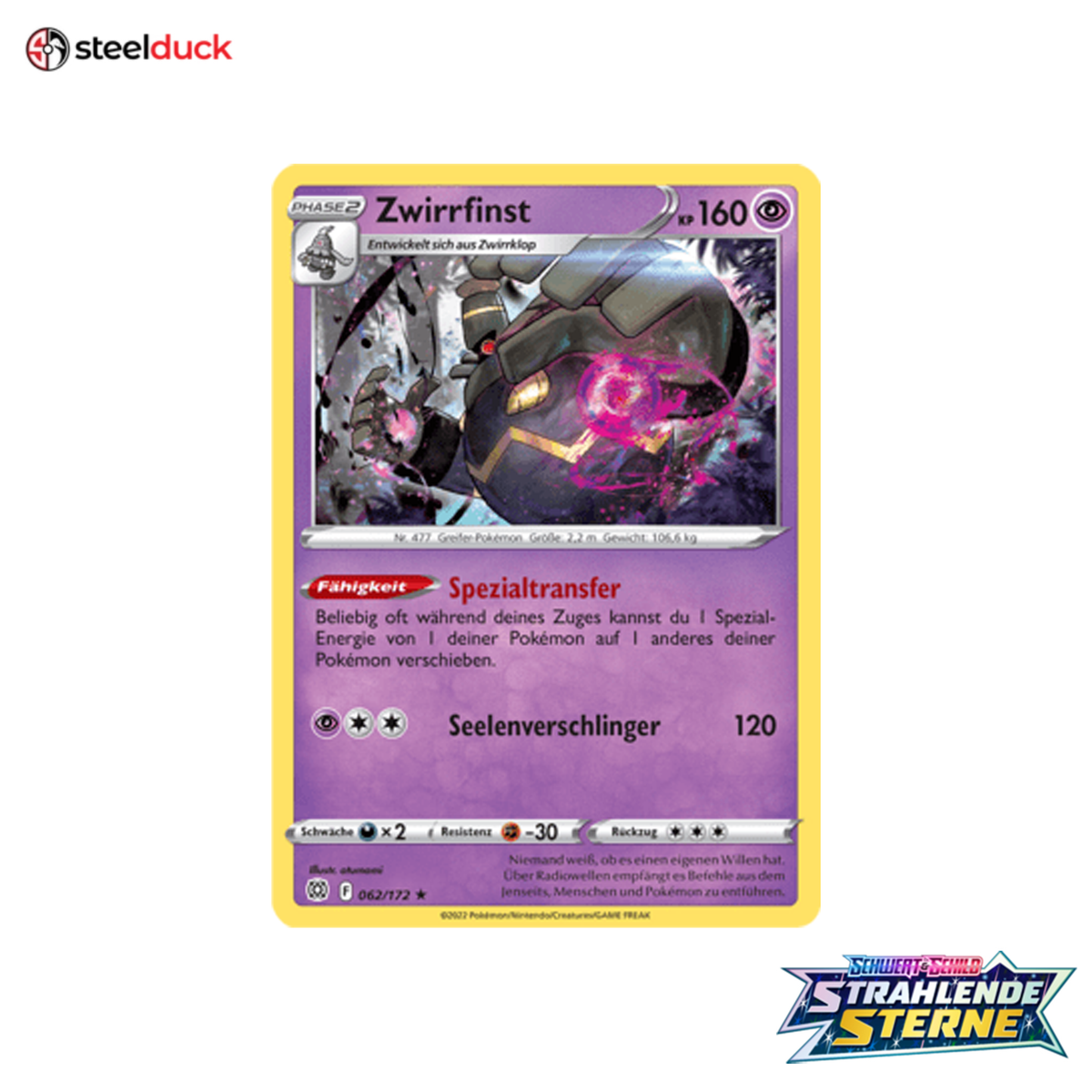 Zwirrfinst (062/172) Strahlende Sterne - Holo Rare