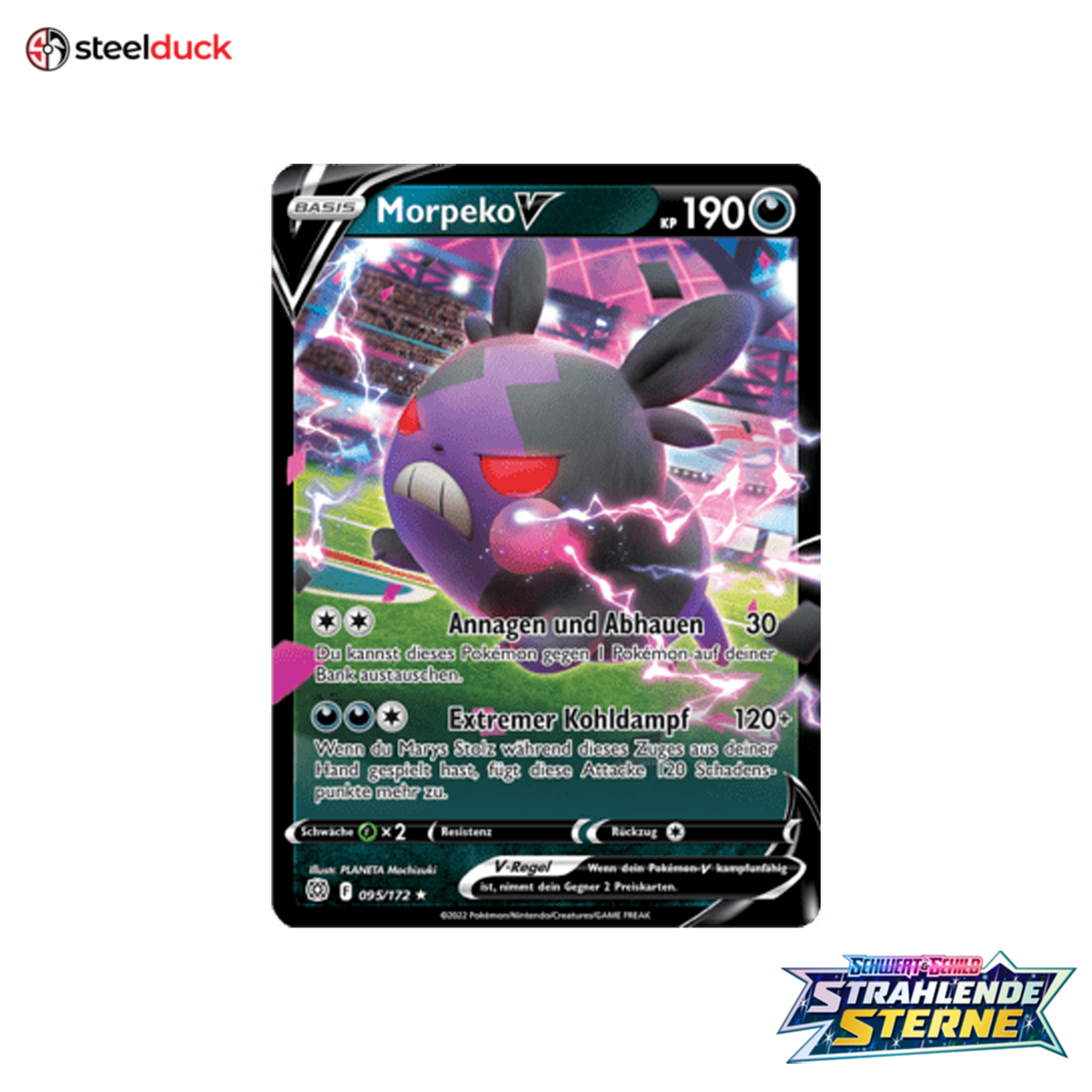 Morpeko V (095/172) Strahlende Sterne - Holo Rare V