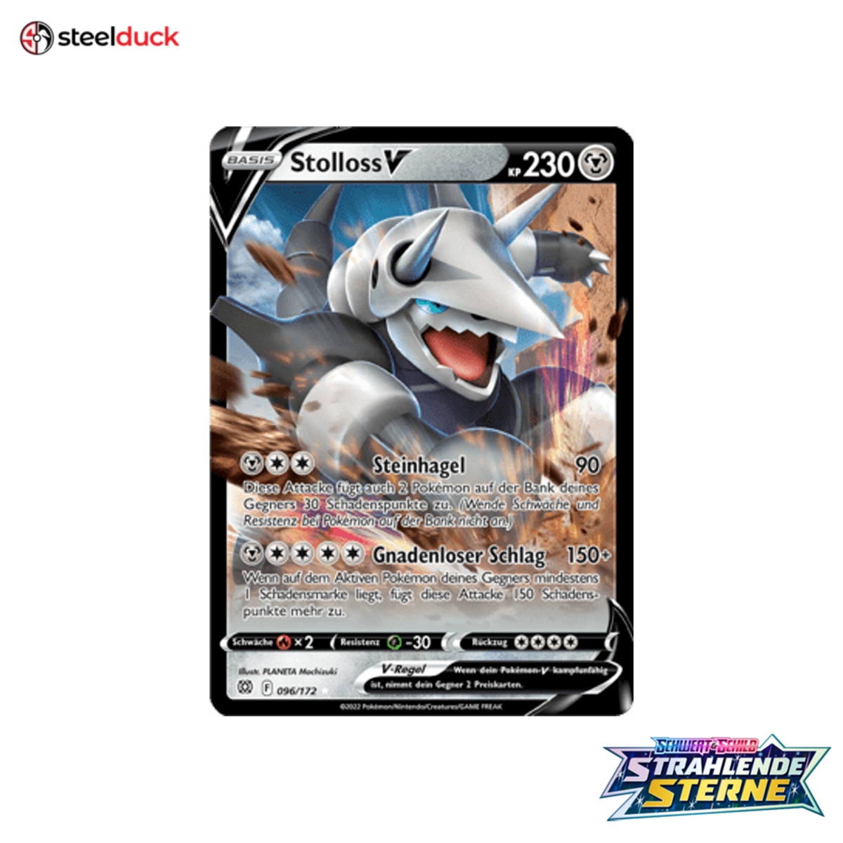 Stolloss V (096/172) Strahlende Sterne - Holo Rare V