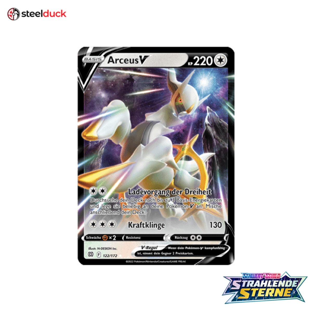 Arceus V (122/172) Strahlende Sterne - Holo Rare V