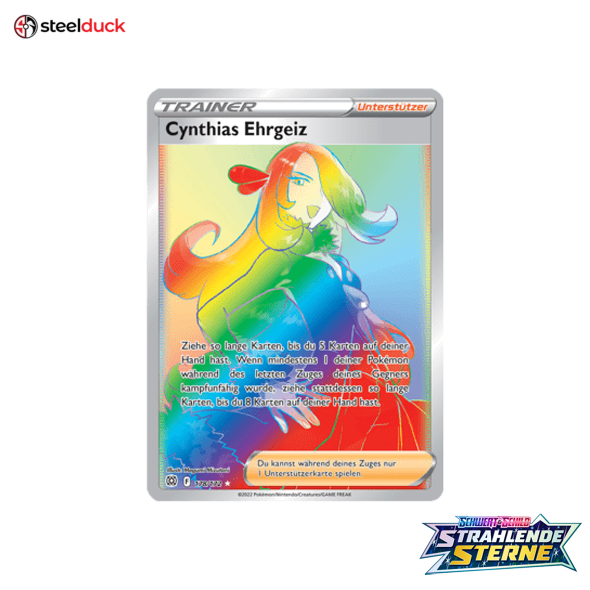 Cynthias Ehrgeiz (178/172) Strahlende Sterne - Rainbow Rare