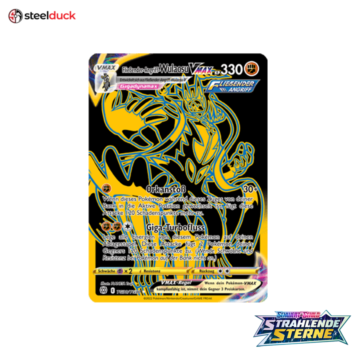 Fließender-Angriff-Wulaosu VMAX (TG30/TG30) Strahlende Sterne - Secret Rare