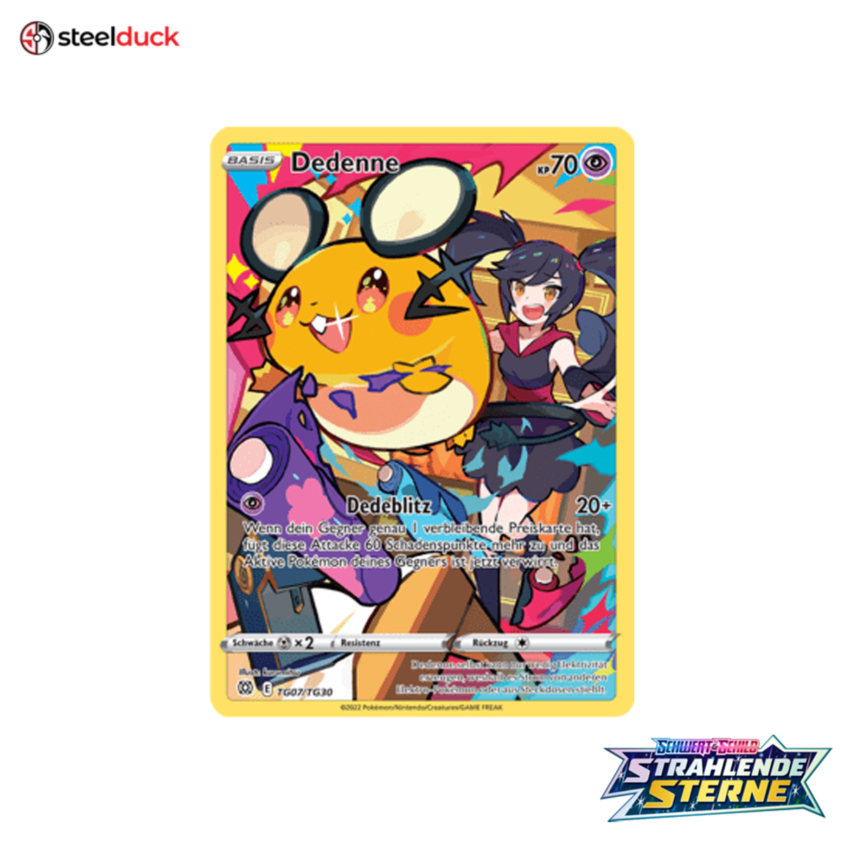 Dedenne (TG07/TG30) Strahlende Sterne - Trainer Gallery Holo Rare