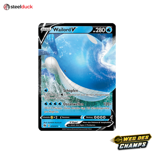 Wailord V (013/073) Weg des Champs - Holo Rare V