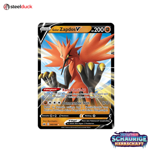 Galar-Zapdos V (080/198) Schaurige Herrschaft - Holo Rare V