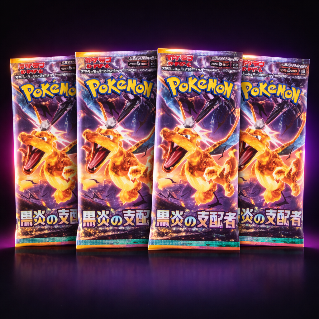 Pokémon - Ruler of the Black Flame sv3 - 4x Booster (KR)