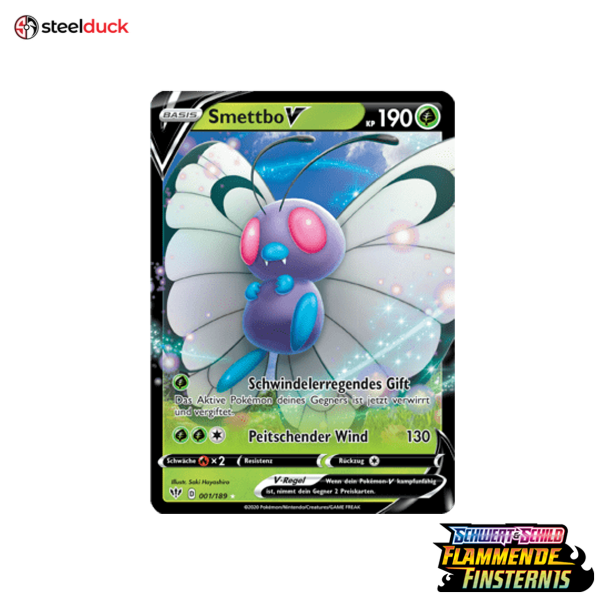 Smettbo V (001/189) Flammende Finsternis - Holo Rare V