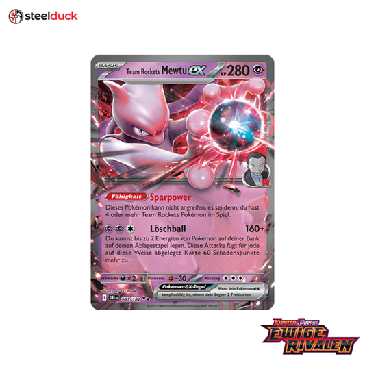 Team Rockets Mewtu ex (081/182) Ewige Rivalen - Double Rare