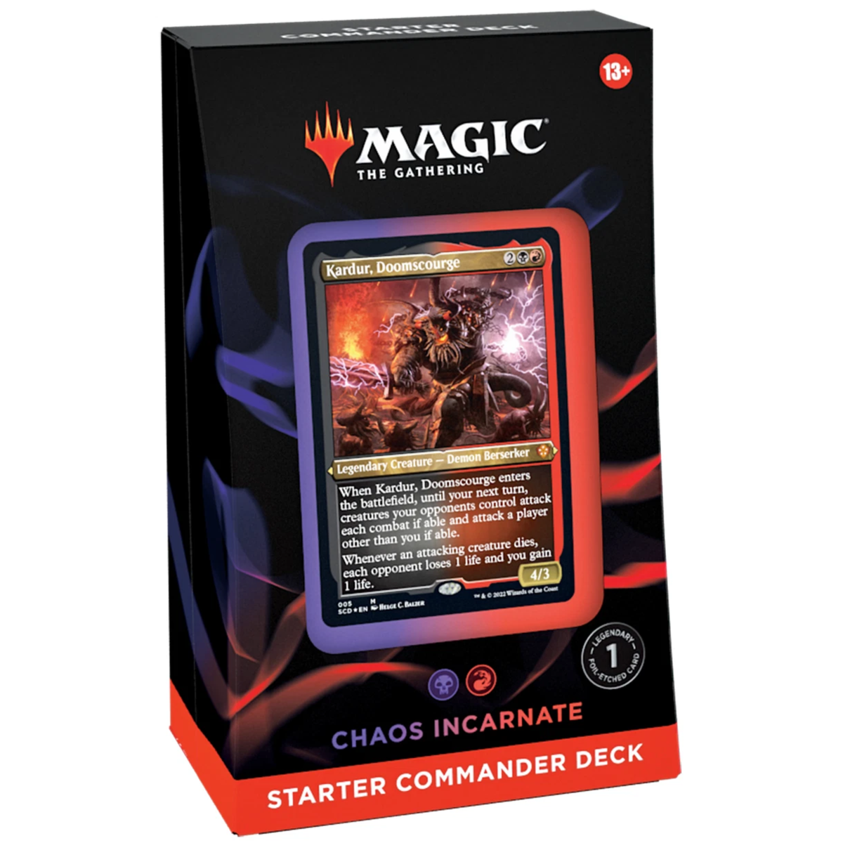 Magic the Gathering - Chaos Incarnate - Starter Commander Deck (Englisch)