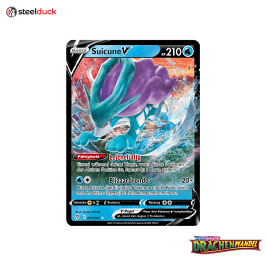 Suicune V (031/203) Drachenwandel - Holo Rare V