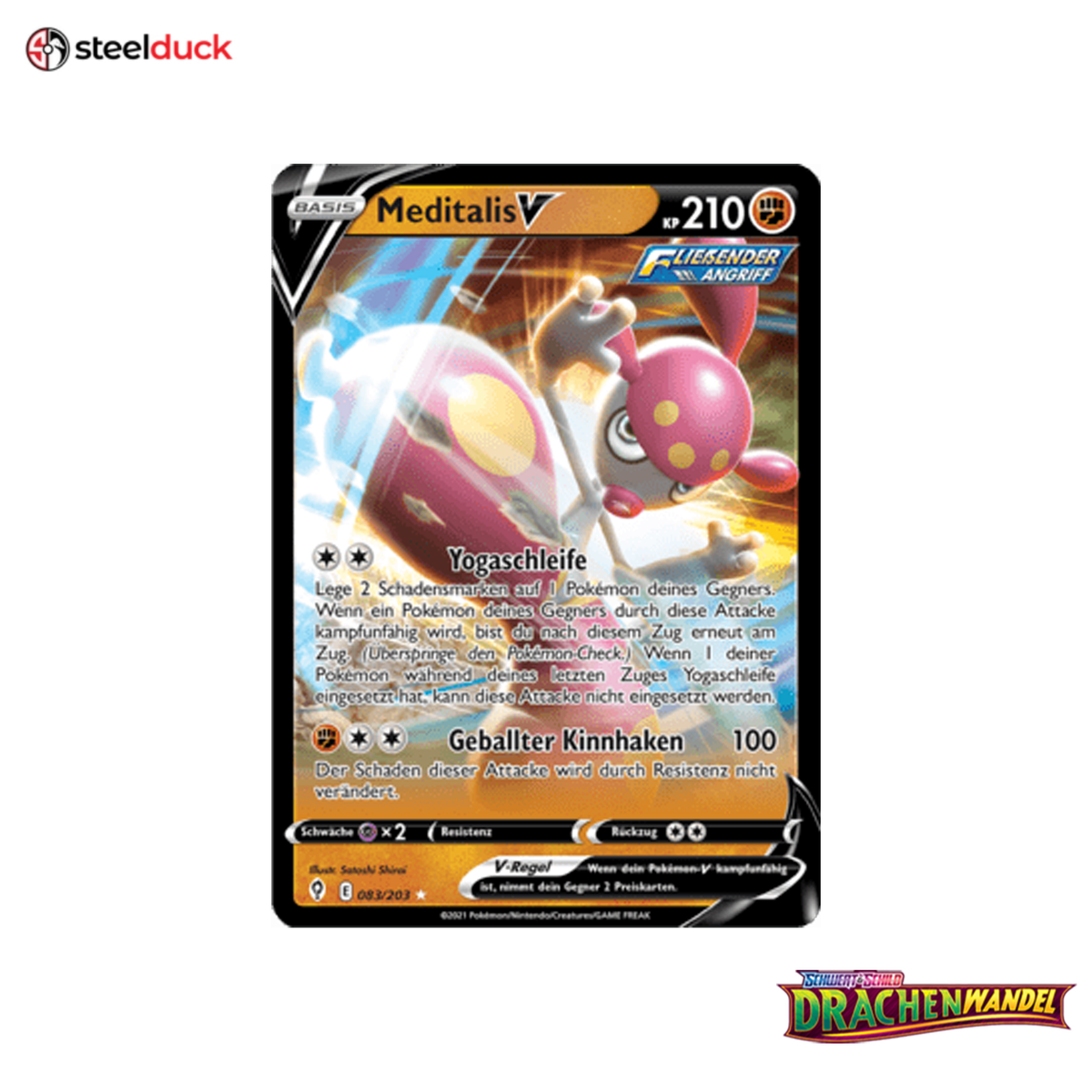 Meditalis V (083/203) Drachenwandel - Holo Rare V