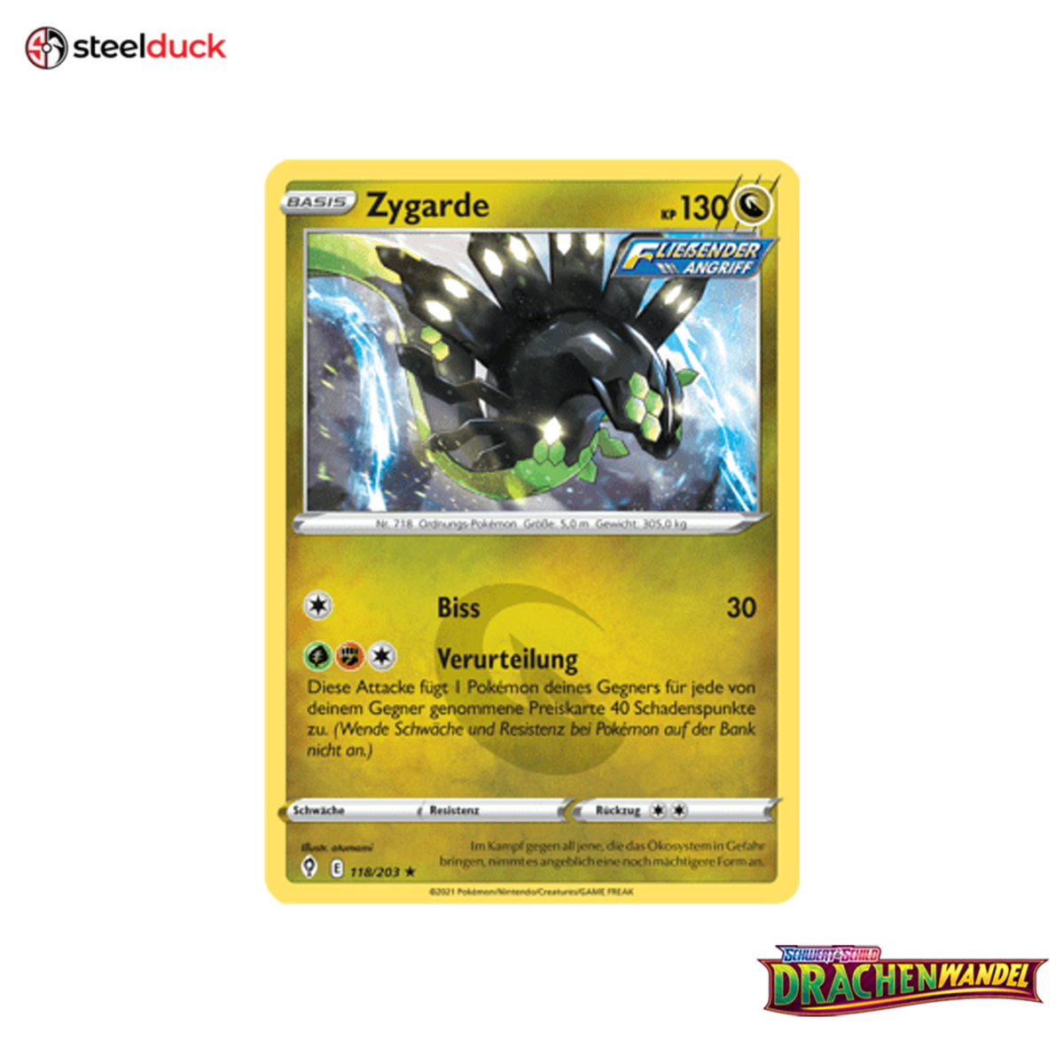 Zygarde (118/203) Drachenwandel - Holo Rare
