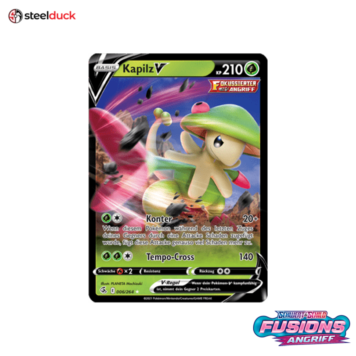 Kapilz V (006/264) Fusionsangriff - Holo Rare V