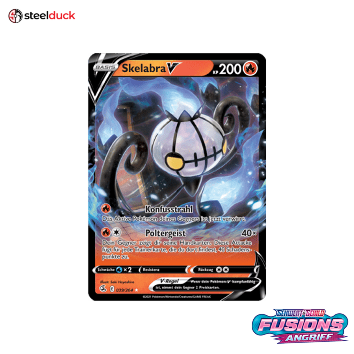 Skelabra V (039/264) Fusionsangriff - Holo Rare V