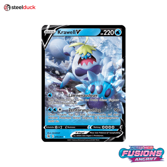 Krawell V (076/264) Fusionsangriff - Holo Rare V