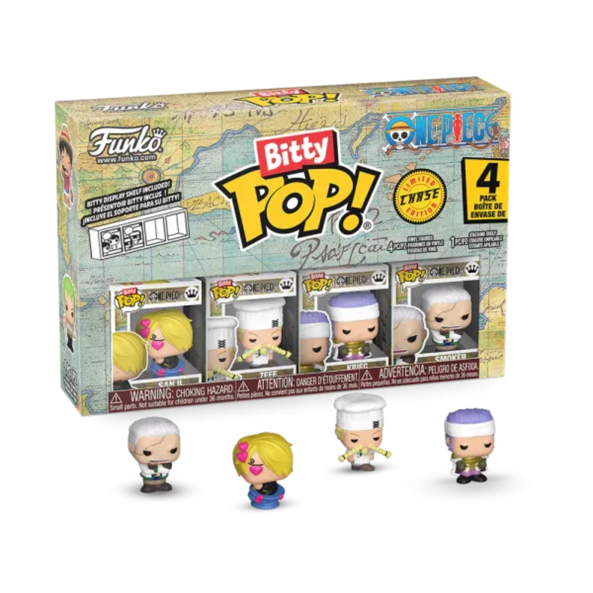 Funko Bitty POP! One Piece 4er Pack - Series 3