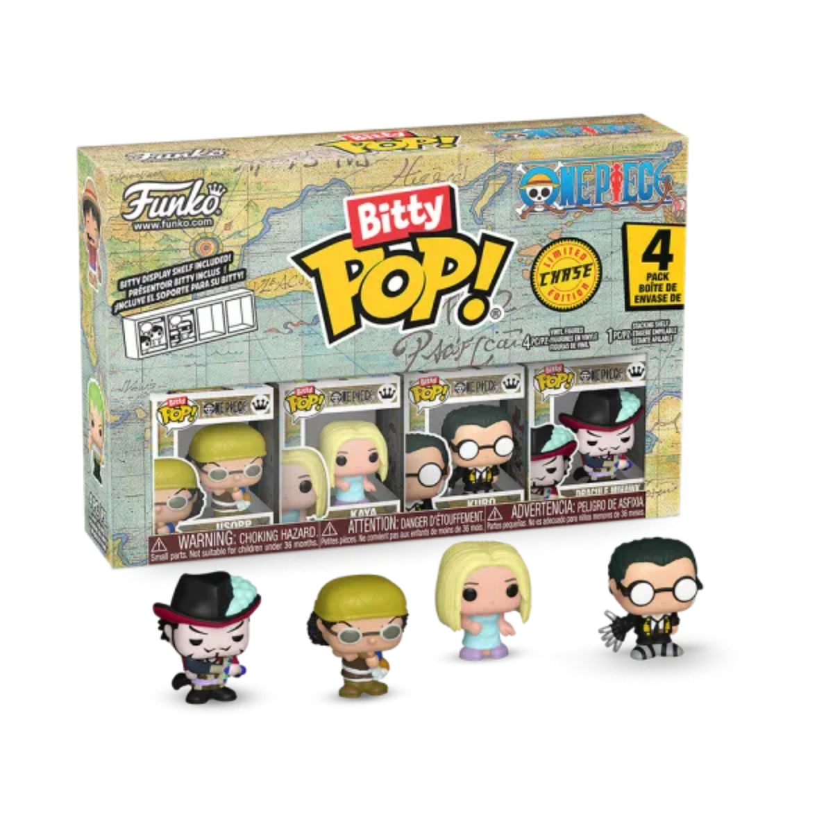 Funko Bitty POP! One Piece 4er Pack - Series 4