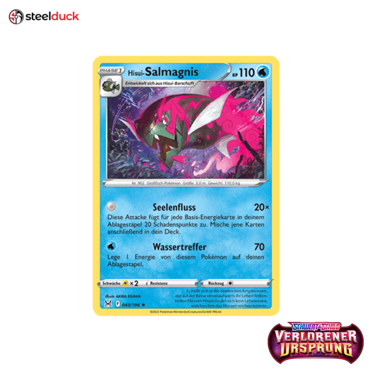 Hisui-Salmagnis (045/196) Verlorener Ursprung - Holo Rare