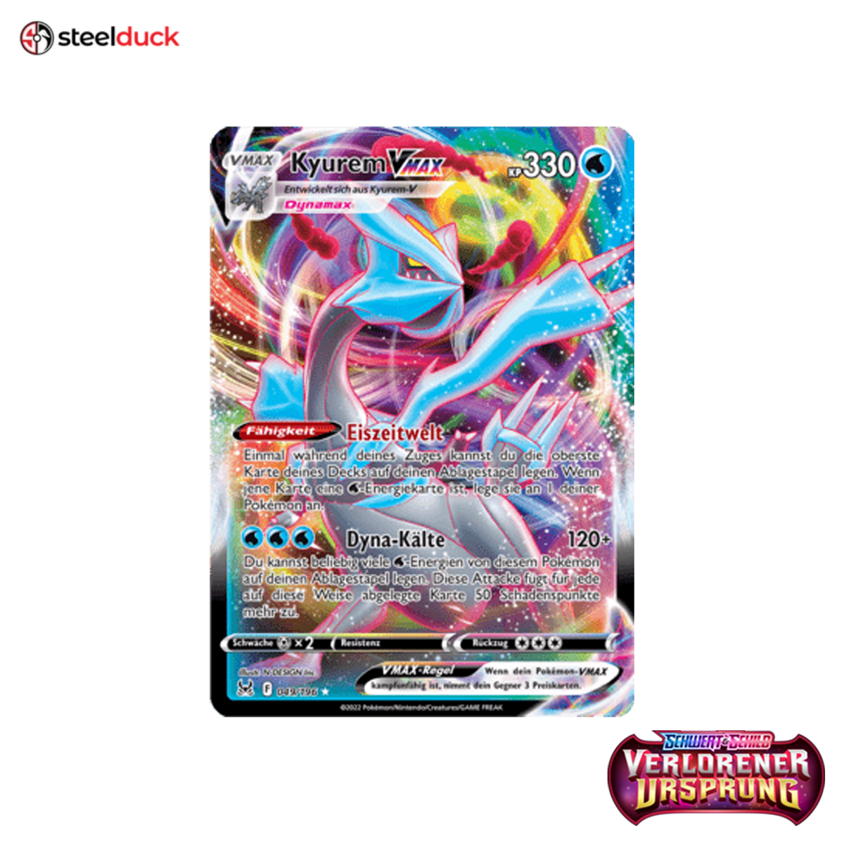 Kyurem VMAX (049/196) Verlorener Ursprung - Holo Rare VMAX
