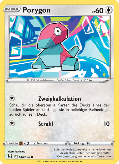 Verlorener Ursprung Nr. 140