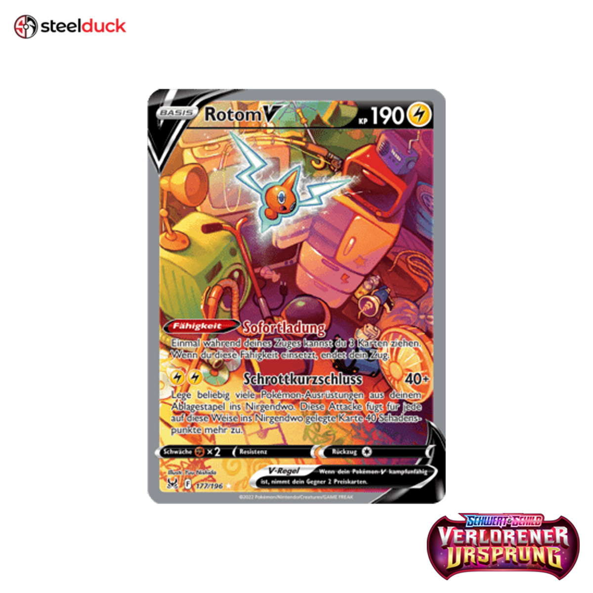 Rotom V (177/196) Verlorener Ursprung - Ultra Rare