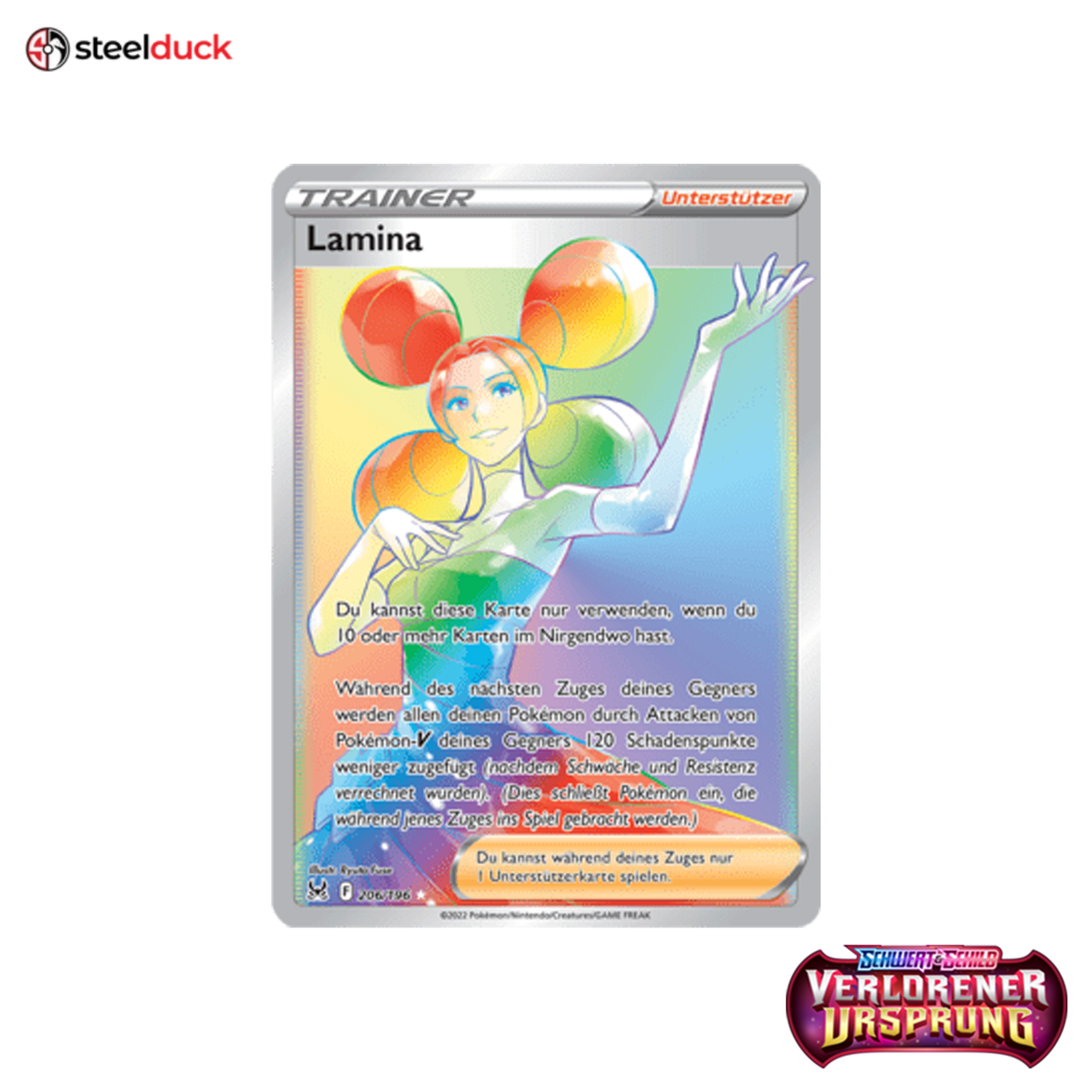 Lamina (206/196) Verlorener Ursprung - Rainbow Rare