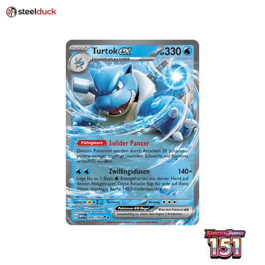 Turtok ex (009/165) 151 - Double Rare