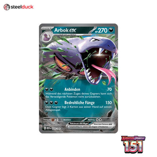 Arbok ex (024/165) 151 - Double Rare