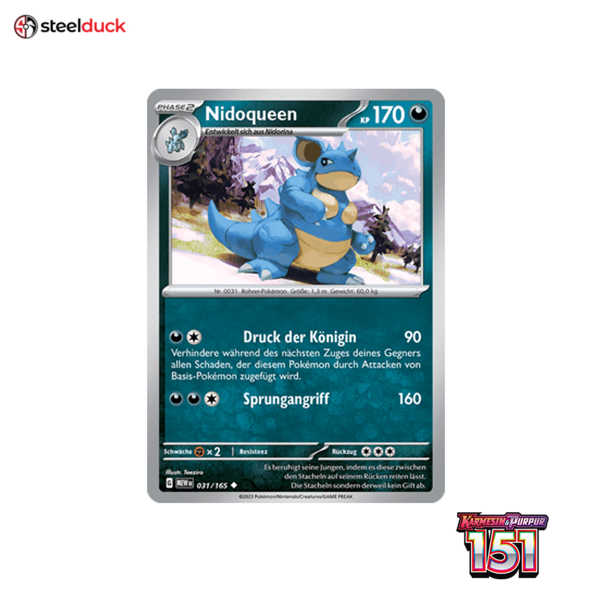 Nidoqueen (031/165) 151 - Uncommon