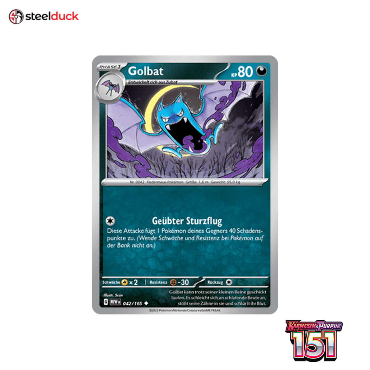 Golbat (042/165) 151 - Uncommon