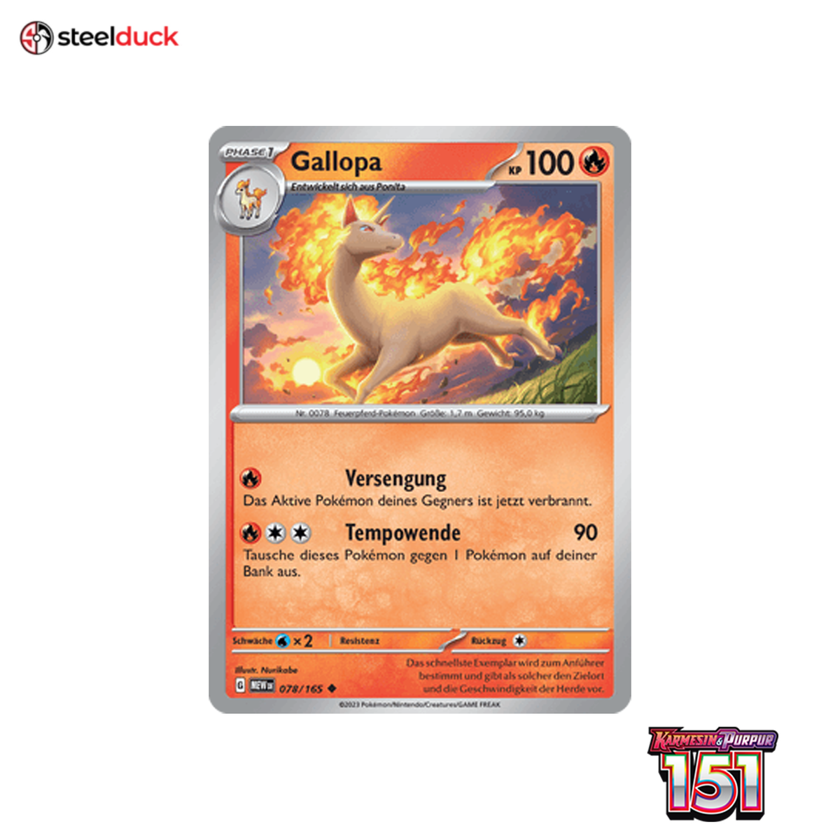 Gallopa (078/165) 151 - Uncommon
