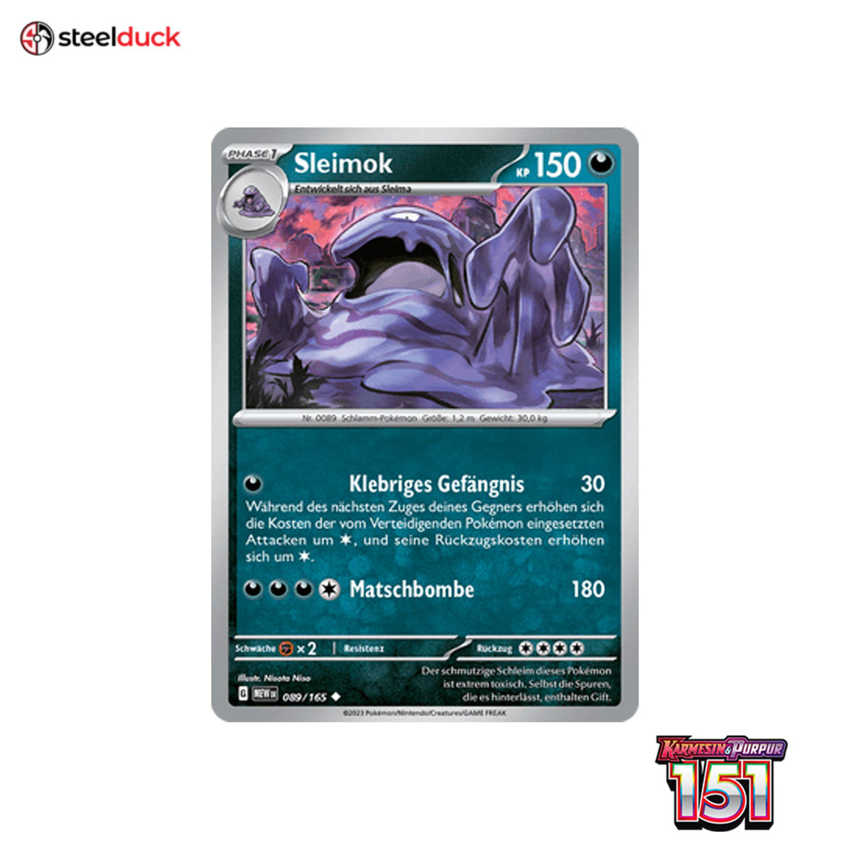 Sleimok (089/165) 151 - Uncommon