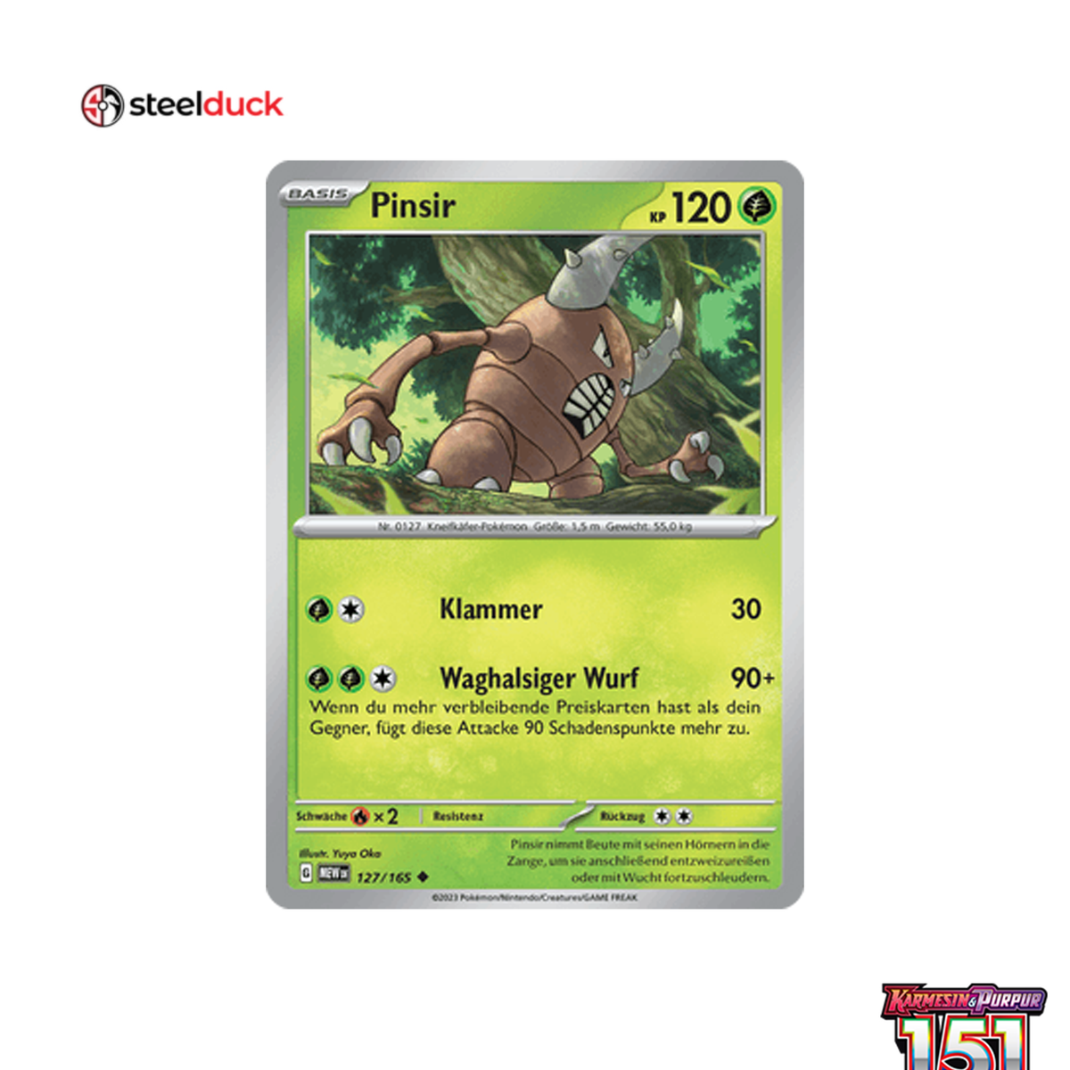 Pinsir (127/165) 151 - Uncommon
