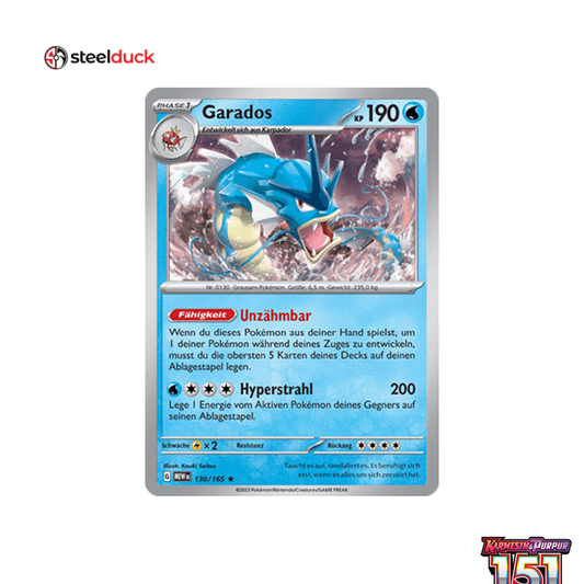 Garados (130/165) 151 - Rare