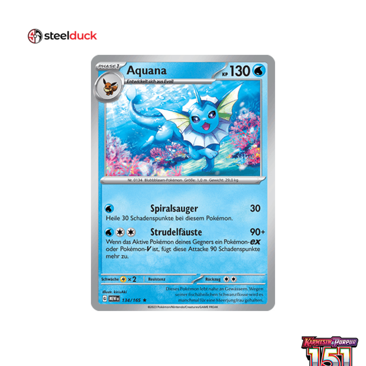 Aquana (134/165) 151 - Rare