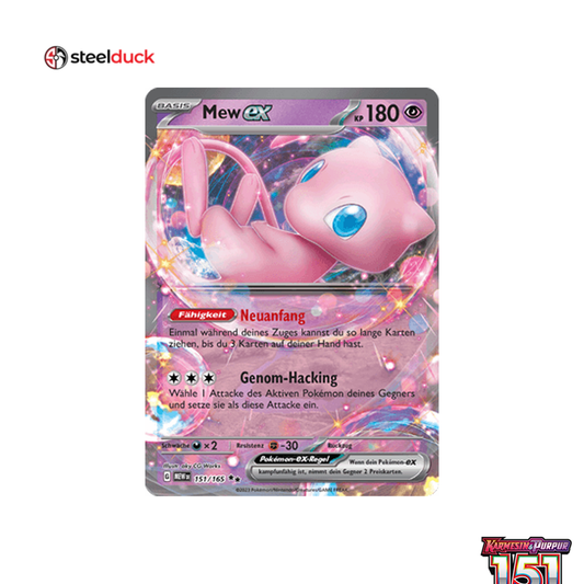 Mew ex (151/165) 151 - Double Rare