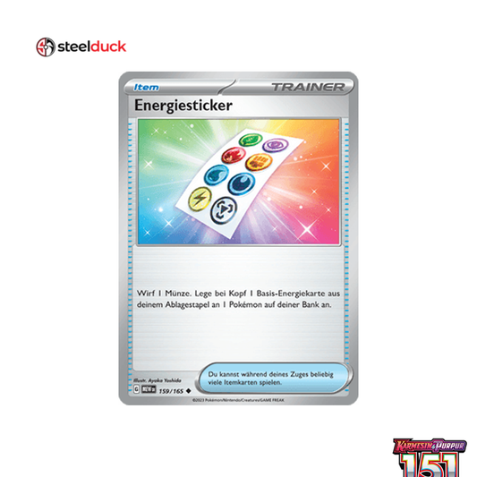 Energiesticker (159/165) 151 - Uncommon