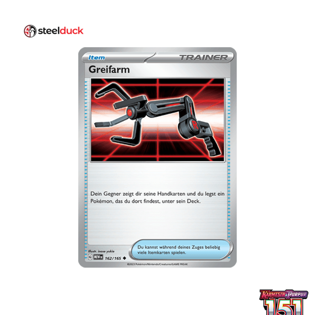 Greifarm (162/165) 151 - Uncommon