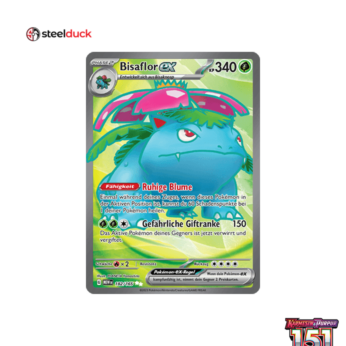 Bisaflor ex (182/165) 151 - Ultra Rare