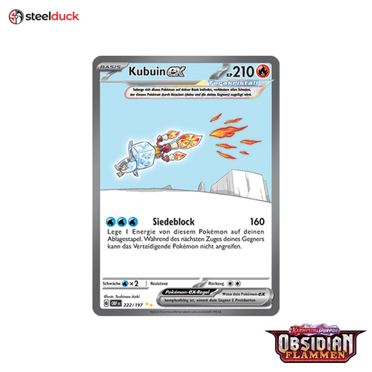 Kubuin ex (222/197) Obsidianflammen - Special Illustration Rare