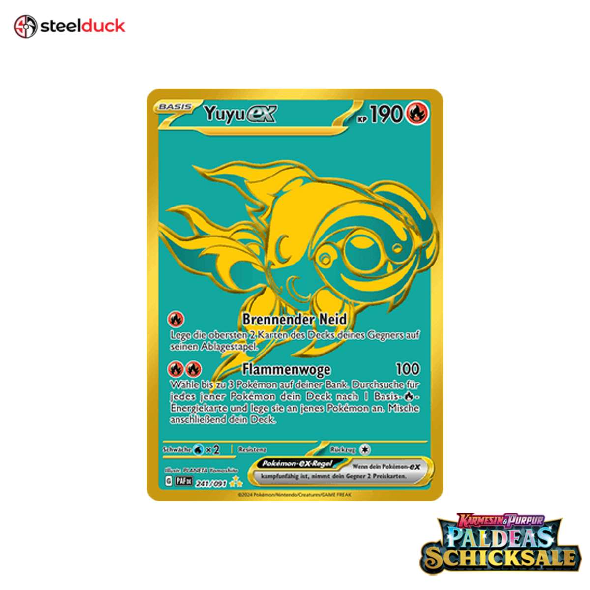 Yuyu ex (241/091) Paldeas Schicksale - Secret Rare