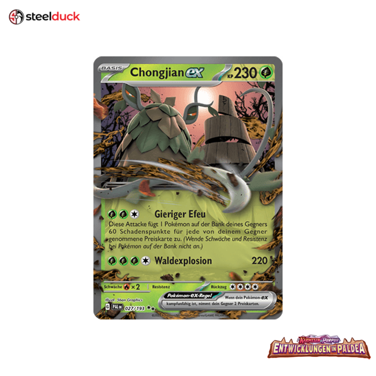 Chongjian ex (027/193) Entwicklungen in Paldea - Double Rare