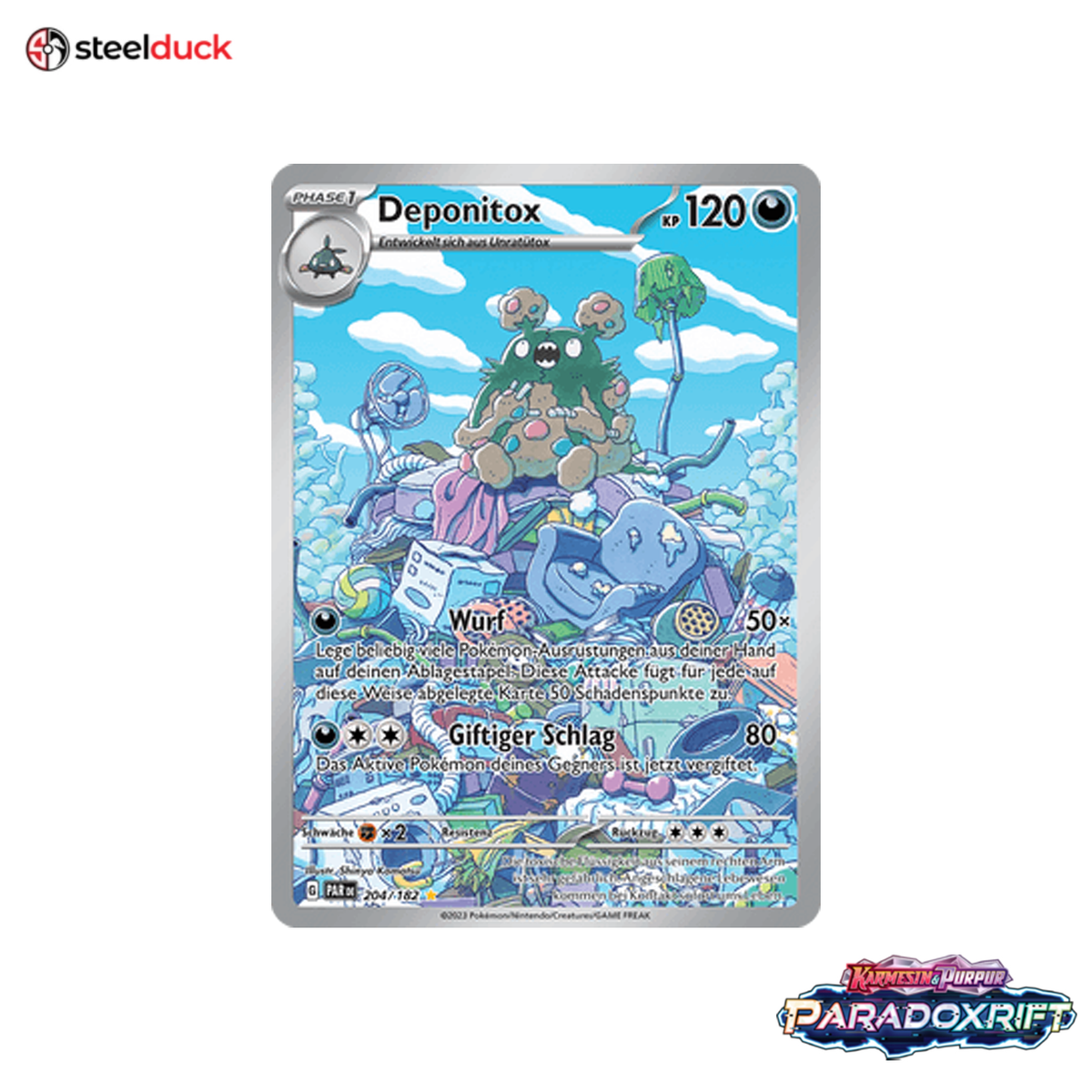 Deponitox (204/182) Paradoxrift - Illustration Rare