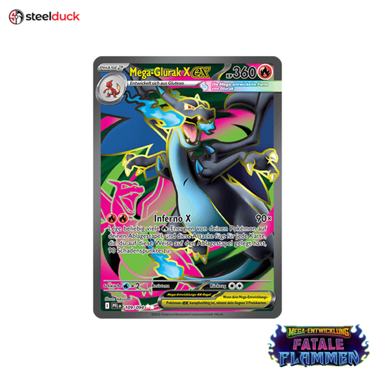 Mega-Glurak X ex (109/094) Fatale Flammen - Ultra Rare