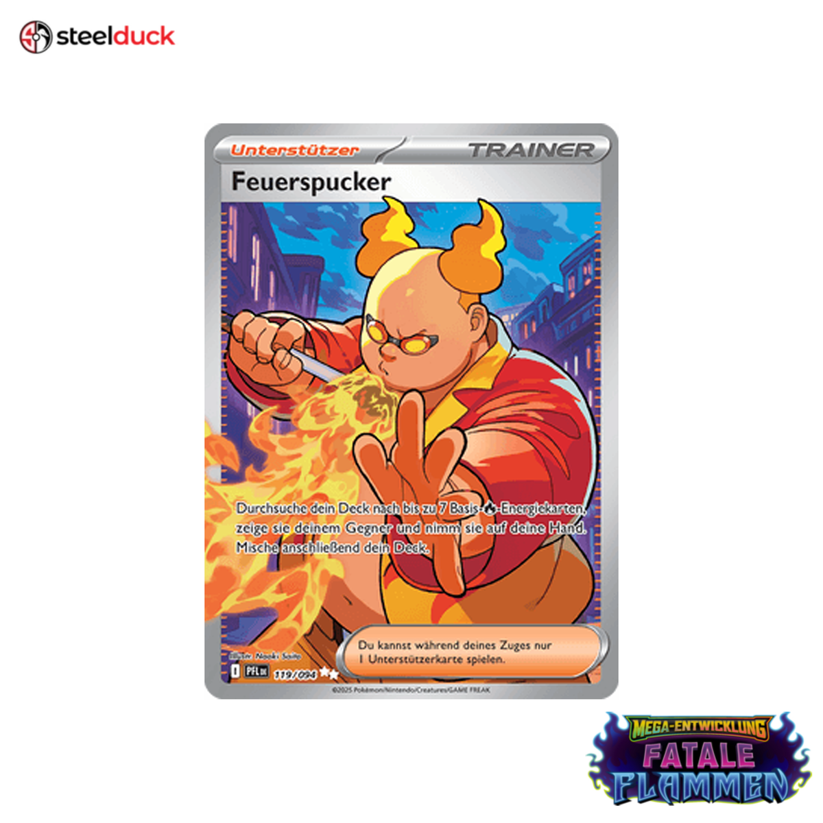 Feuerspucker (119/094) Fatale Flammen - Ultra Rare